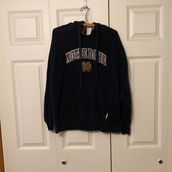 Notre Dame Other - Notre Dame Cadre sweatshirt hoodie navy blue embroidered mens large